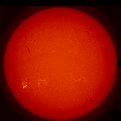 Image of Sun's chromosphere