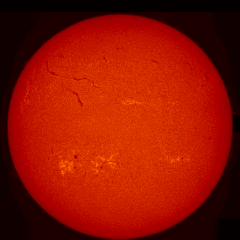 Image of Sun's chromosphere