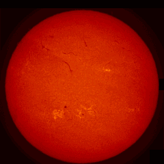 Image of Sun's chromosphere