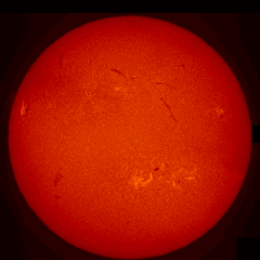 Image of Sun's chromosphere