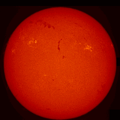 Image of Sun's chromosphere