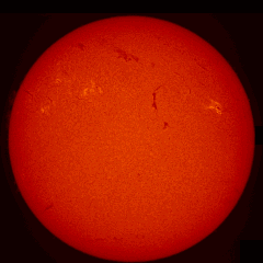 Image of Sun's chromosphere