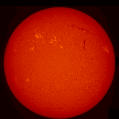 Image of Sun's chromosphere