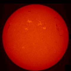 Image of Sun's chromosphere