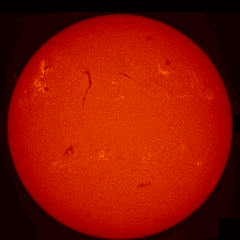 Image of Sun's chromosphere