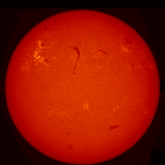 Image of Sun's chromosphere