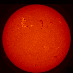 Image of Sun's chromosphere