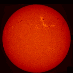 Image of Sun's chromosphere