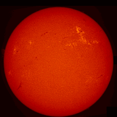 Image of Sun's chromosphere