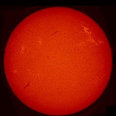 Image of Sun's chromosphere