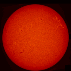 Image of Sun's chromosphere