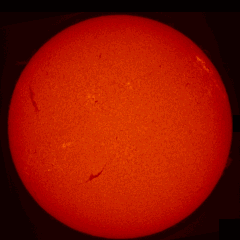 Image of Sun's chromosphere