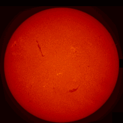 Image of Sun's chromosphere