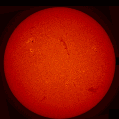 Image of Sun's chromosphere