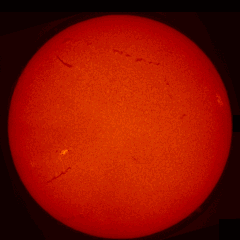 Image of Sun's chromosphere