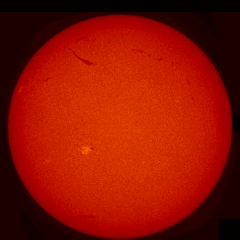 Image of Sun's chromosphere