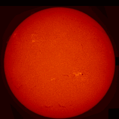 Image of Sun's chromosphere