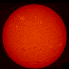 Image of Sun's chromosphere