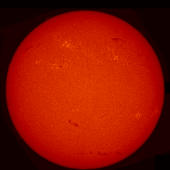 Image of Sun's chromosphere