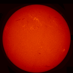 Image of Sun's chromosphere