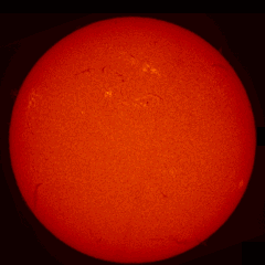 Image of Sun's chromosphere