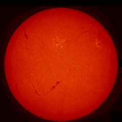 Image of Sun's chromosphere