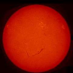 Image of Sun's chromosphere