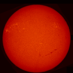 Image of Sun's chromosphere