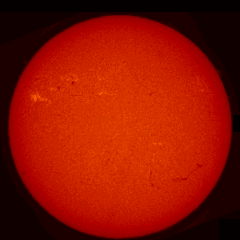 Image of Sun's chromosphere