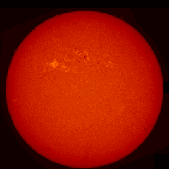 Image of Sun's chromosphere