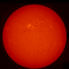 Image of Sun's chromosphere