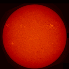 Image of Sun's chromosphere