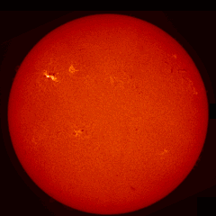 Image of Sun's chromosphere