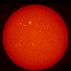 Image of Sun's chromosphere