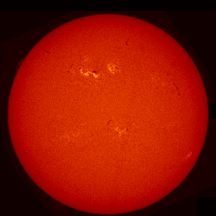 Image of Sun's chromosphere