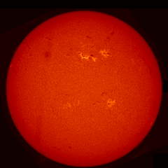 Image of Sun's chromosphere