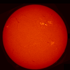 Image of Sun's chromosphere