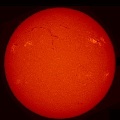 Image of Sun's chromosphere