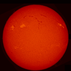 Image of Sun's chromosphere