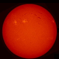 Image of Sun's chromosphere