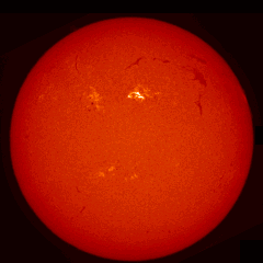 Image of Sun's chromosphere