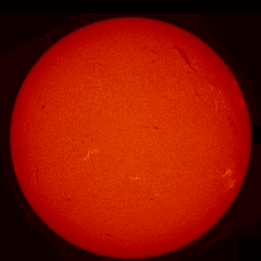 Image of Sun's chromosphere