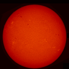 Image of Sun's chromosphere