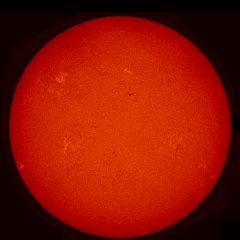 Image of Sun's chromosphere