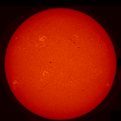 Image of Sun's chromosphere