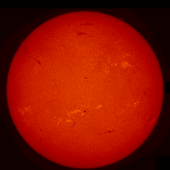 Image of Sun's chromosphere