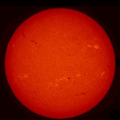 Image of Sun's chromosphere