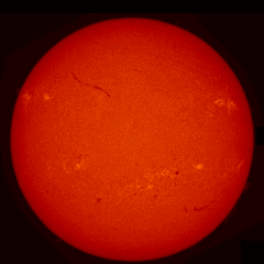 Image of Sun's chromosphere