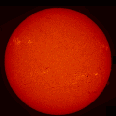 Image of Sun's chromosphere