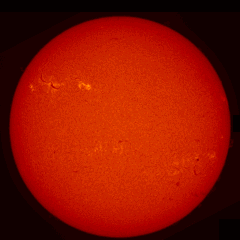 Image of Sun's chromosphere